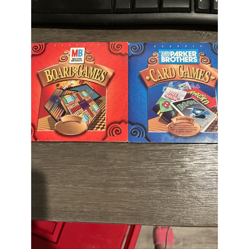 Milton Bradley Classic Board Games & Parker Bros Card Games - CD-ROM